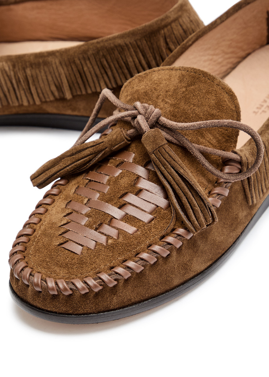 Isabel Marant étoile Fitza Fringed Suede Loafers - 4