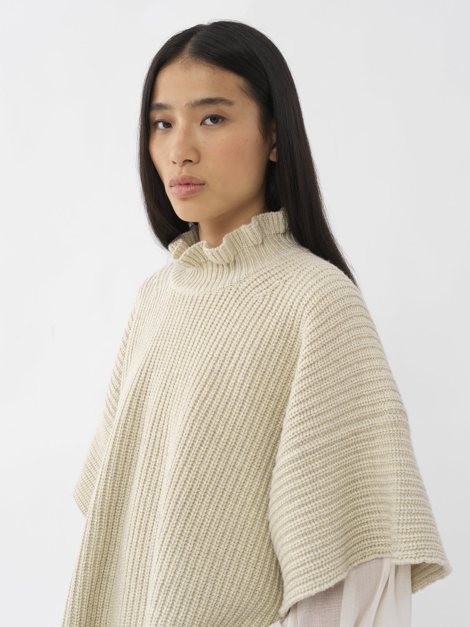 PONCHO SWEATER - 2
