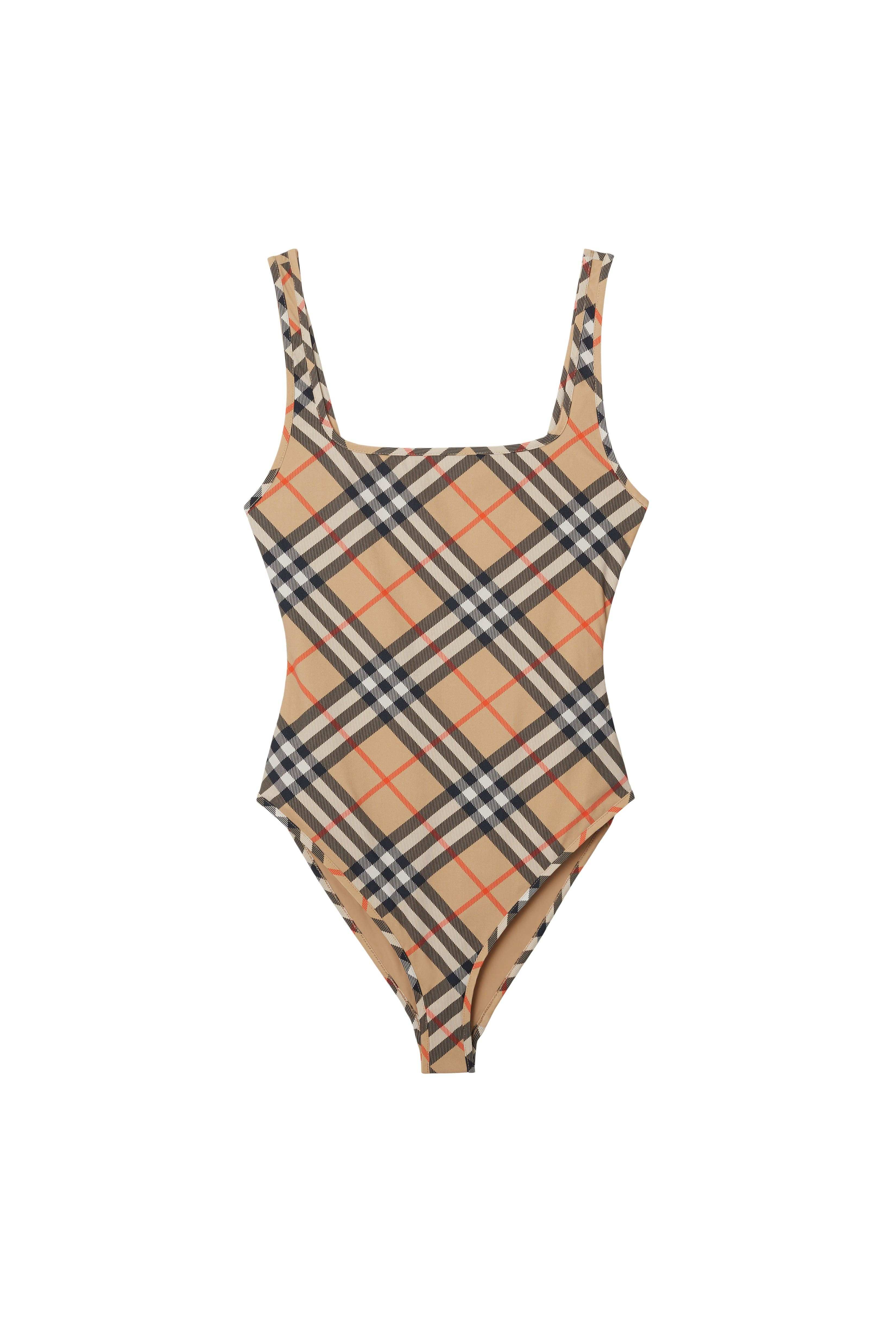 burberry Check Swimsuit in Sand at Nordstrom - 2