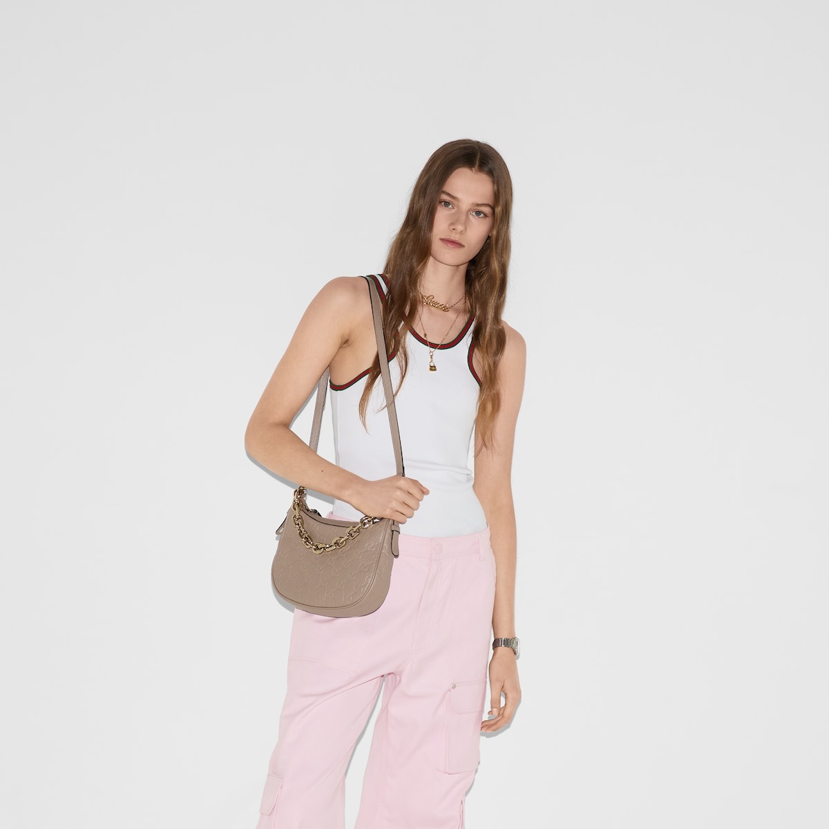 GG Emblem small shoulder bag - 3