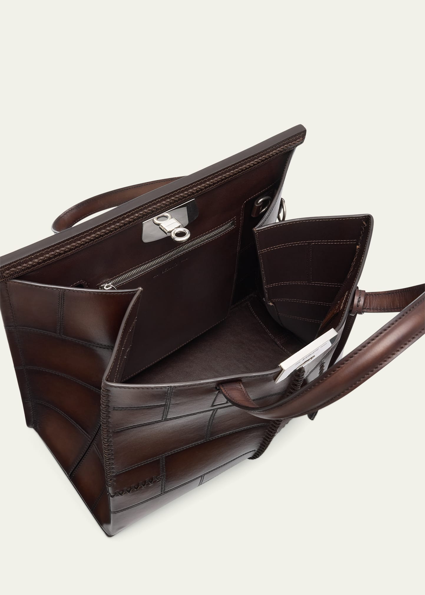 Men's Luti 38 Patchwork Venezia Leather Tote Bag - 4