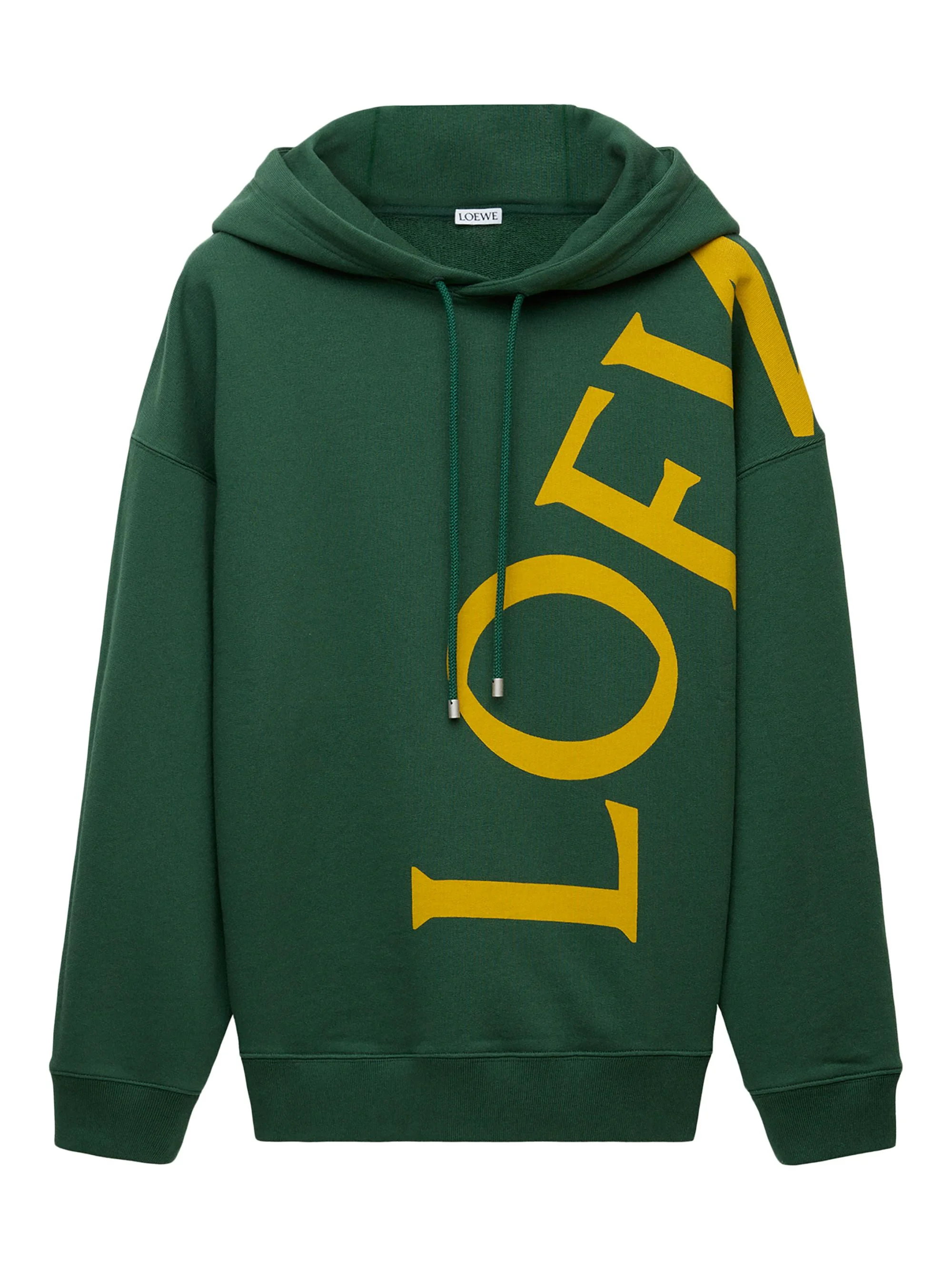 Men's Logo Relaxed-Fit Hoodie - Dark Green - 1