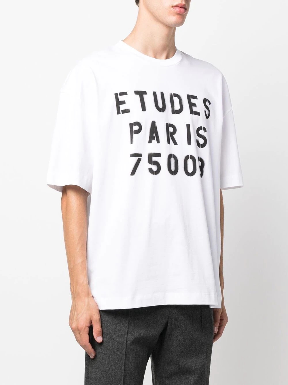 logo-print oversize T-shirt - 3