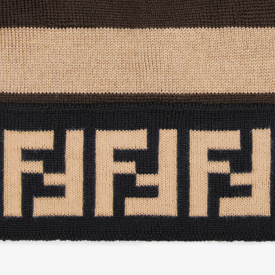 FENDI Brown wool hat outlook