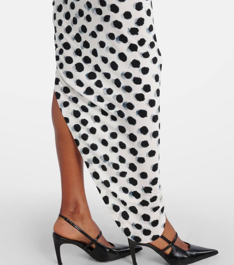 Cayla polka-dot midi dress 5