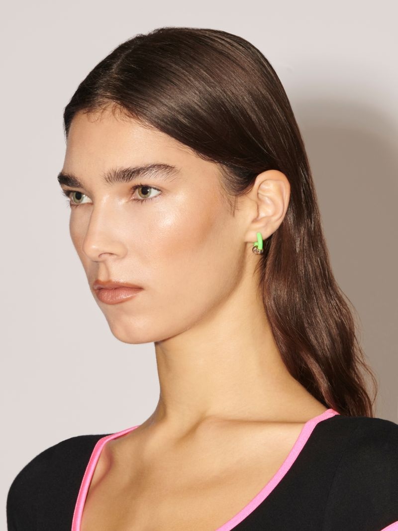 BARBELL EARRINGS (COLORED) - 3