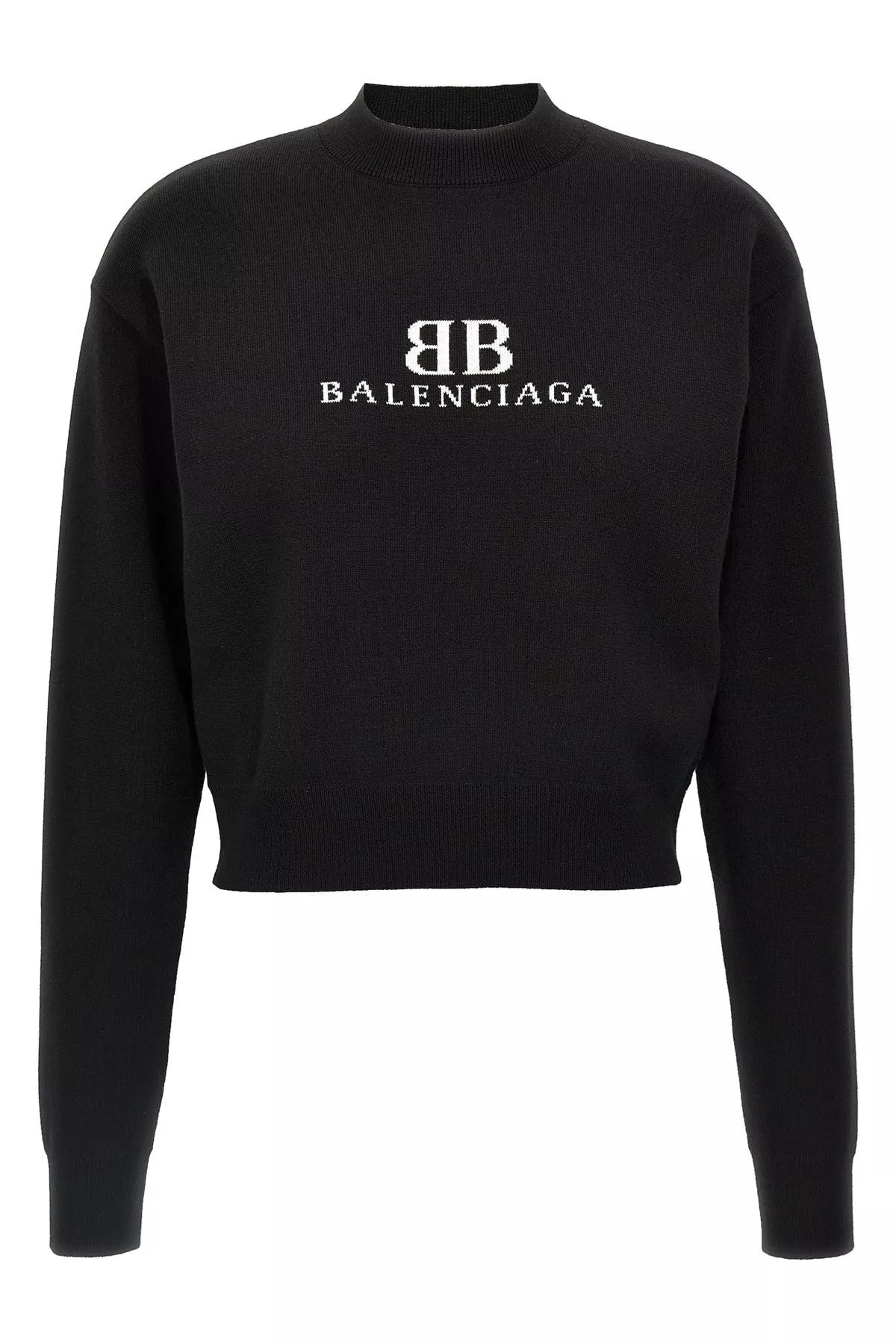 Balenciaga Women Logo Sweater - 1