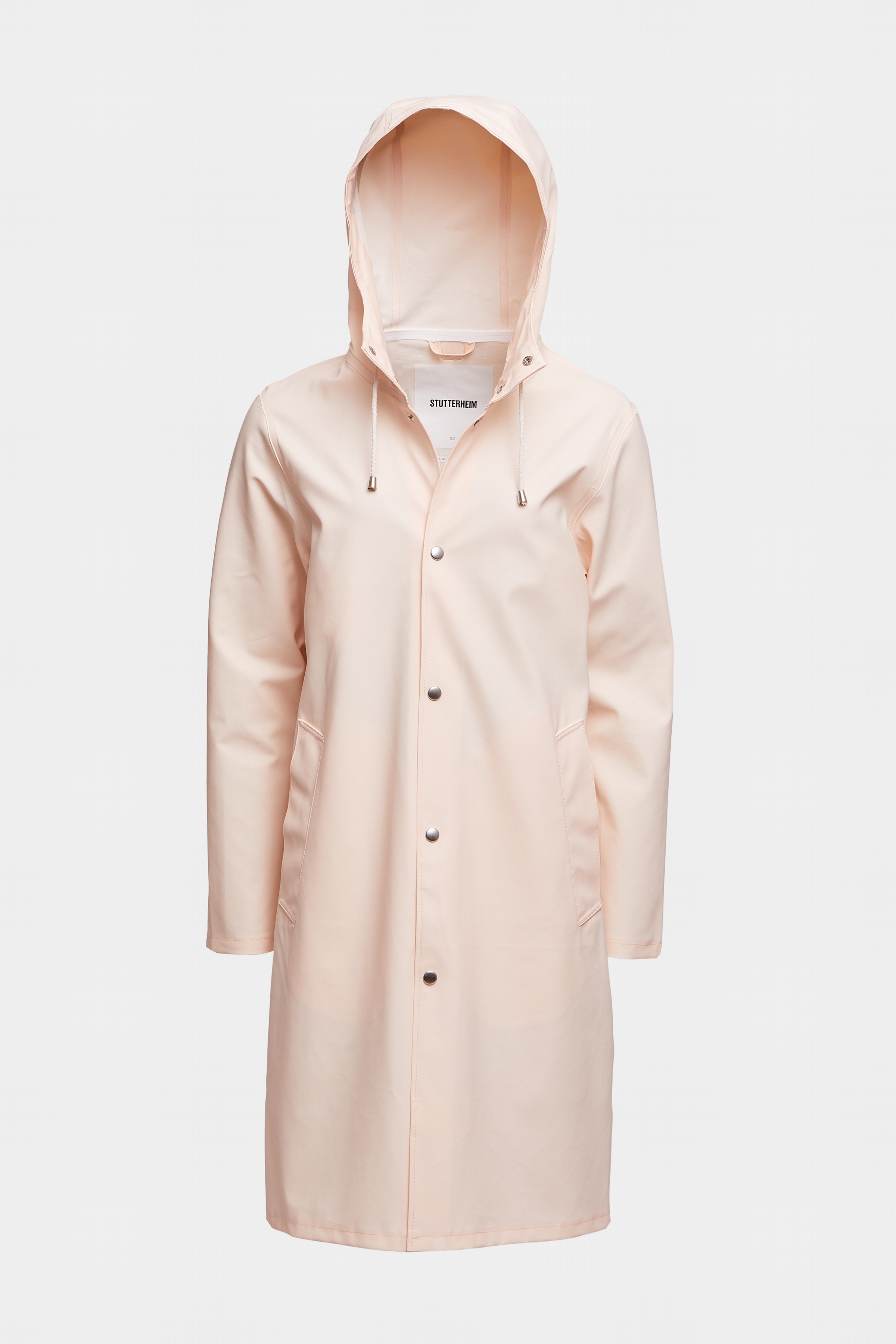 Stockholm Long Print Women Raincoat Peach - 1