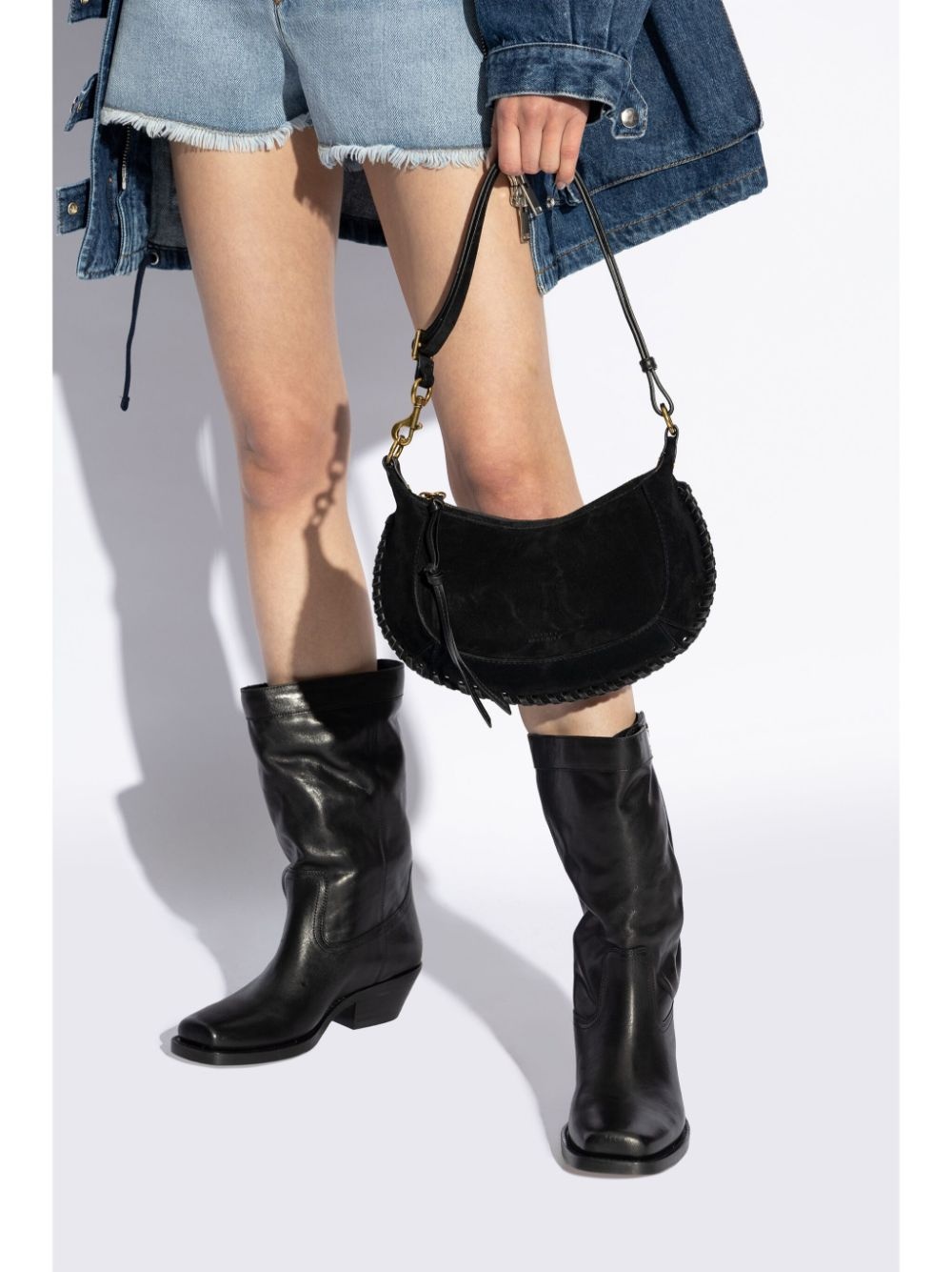 logo-stamp shoulder bag - 2