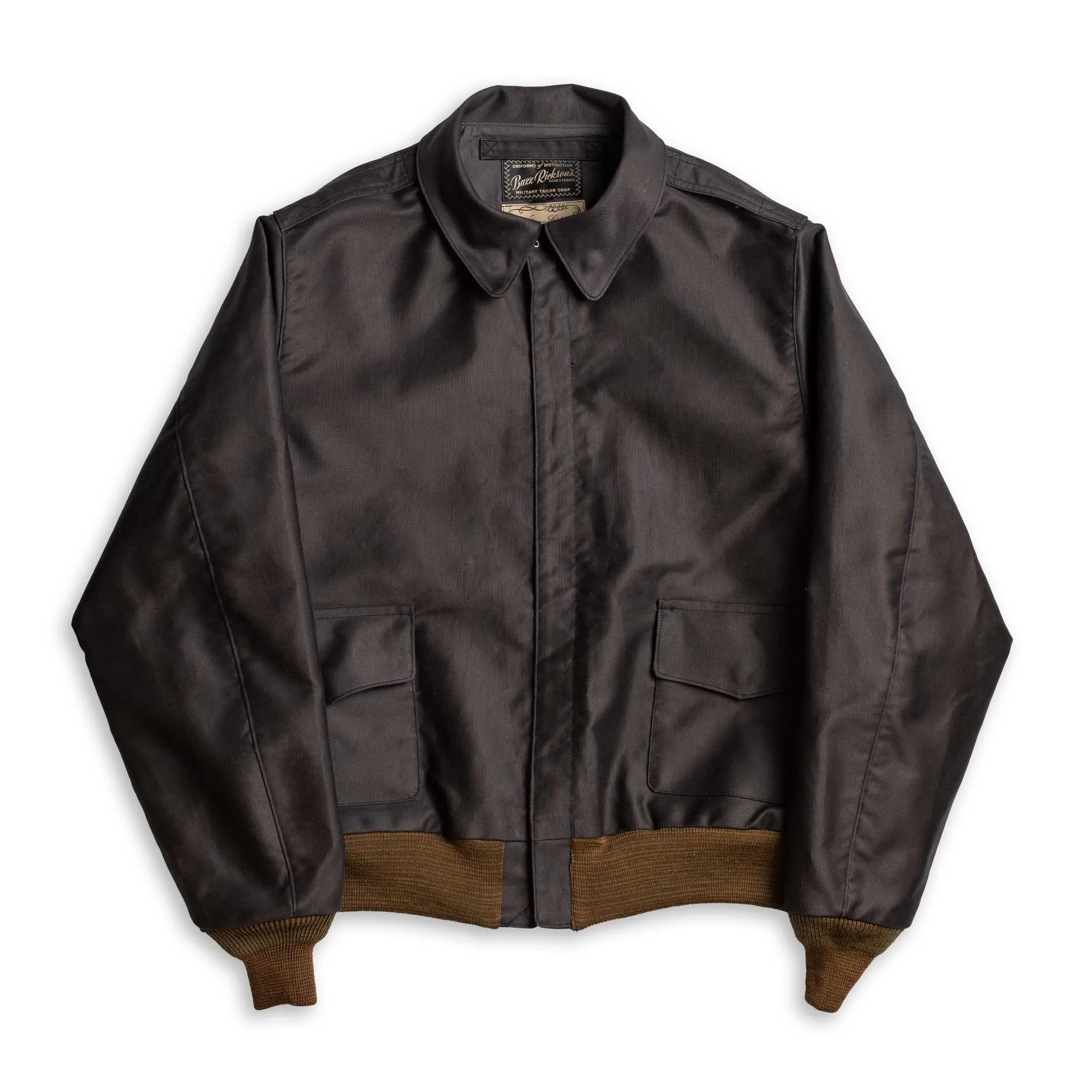 Buzz Rickson's x William Gibson Jungle Cloth A-2 Jacket Black - 1