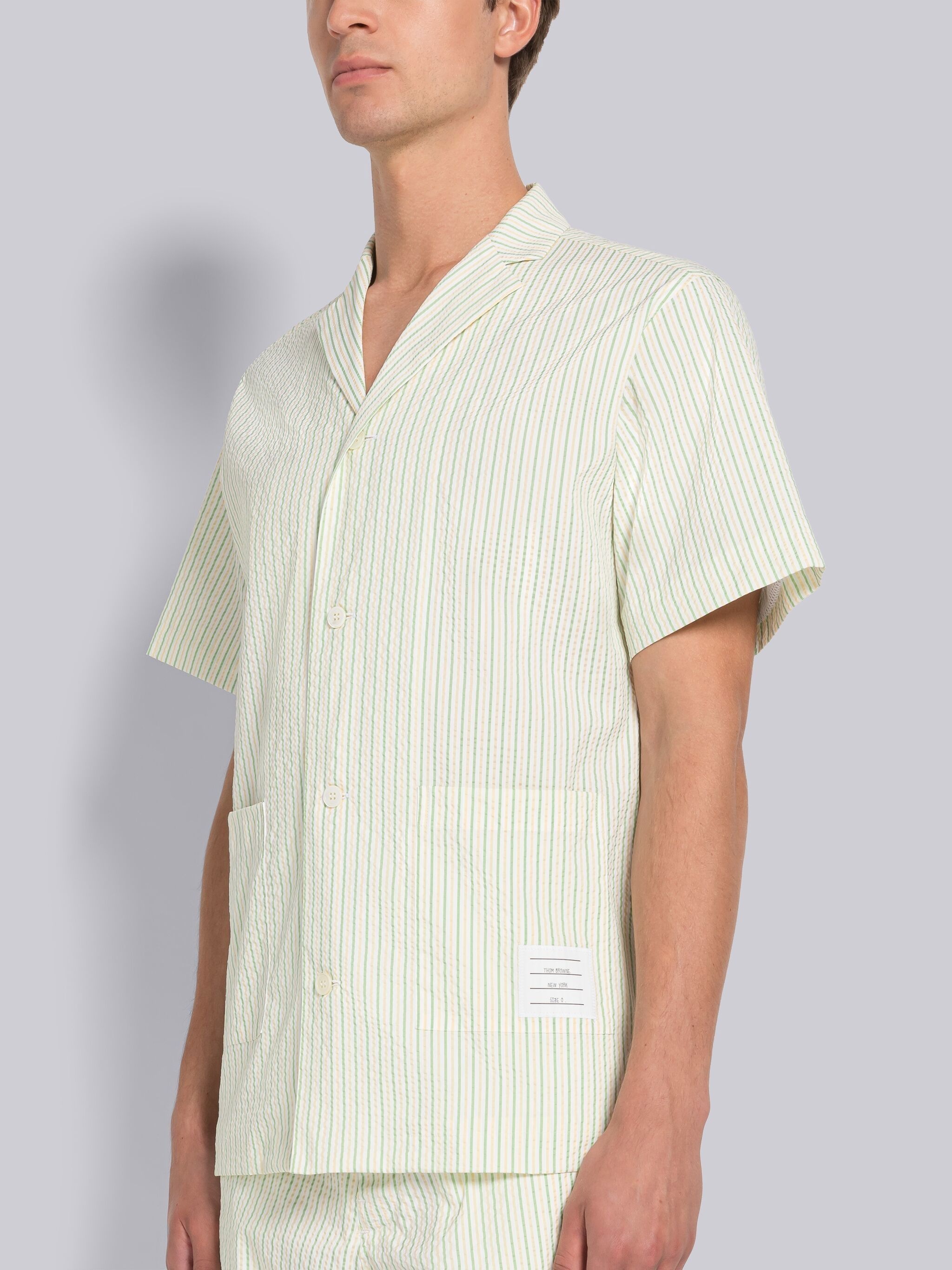 SEERSUCKER SWIM TECH SHIRT - 2