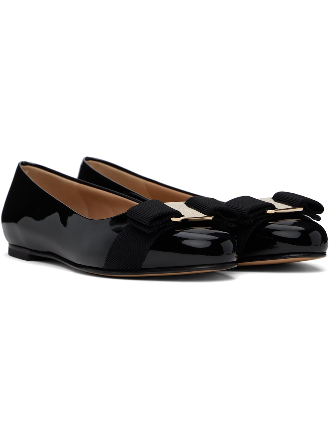 Black Varina Ballerina Flats - 4