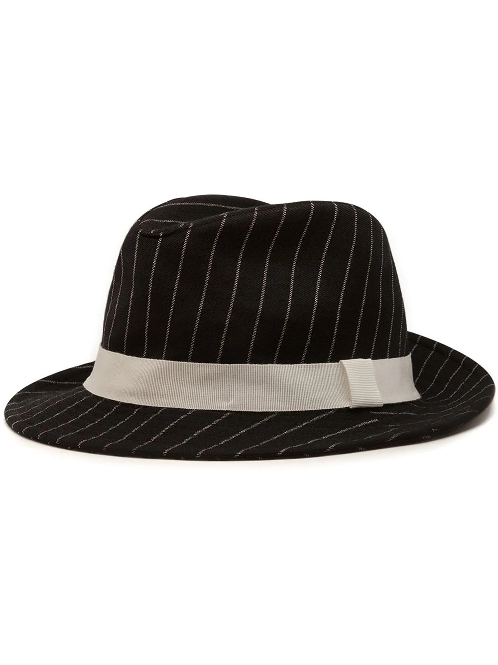 pinstripe wool fedora - 1