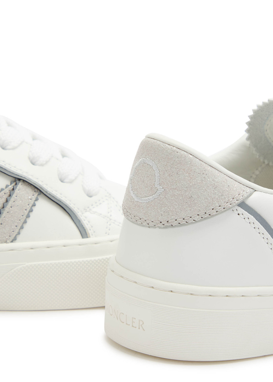 Moncler Monaco 2 Panelled Leather Sneakers - 4
