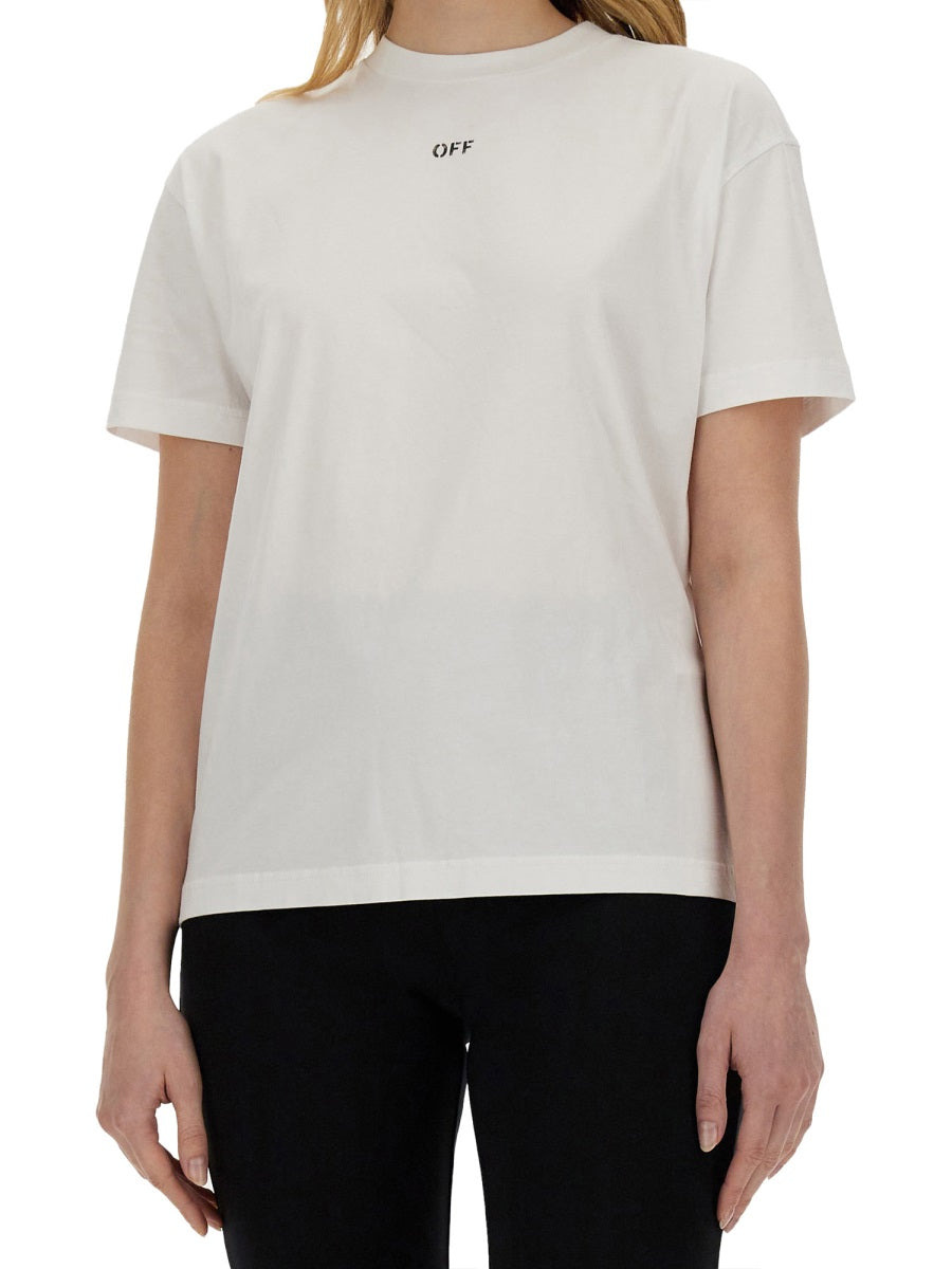 Off-White Women T-Shirt With Logo - 2