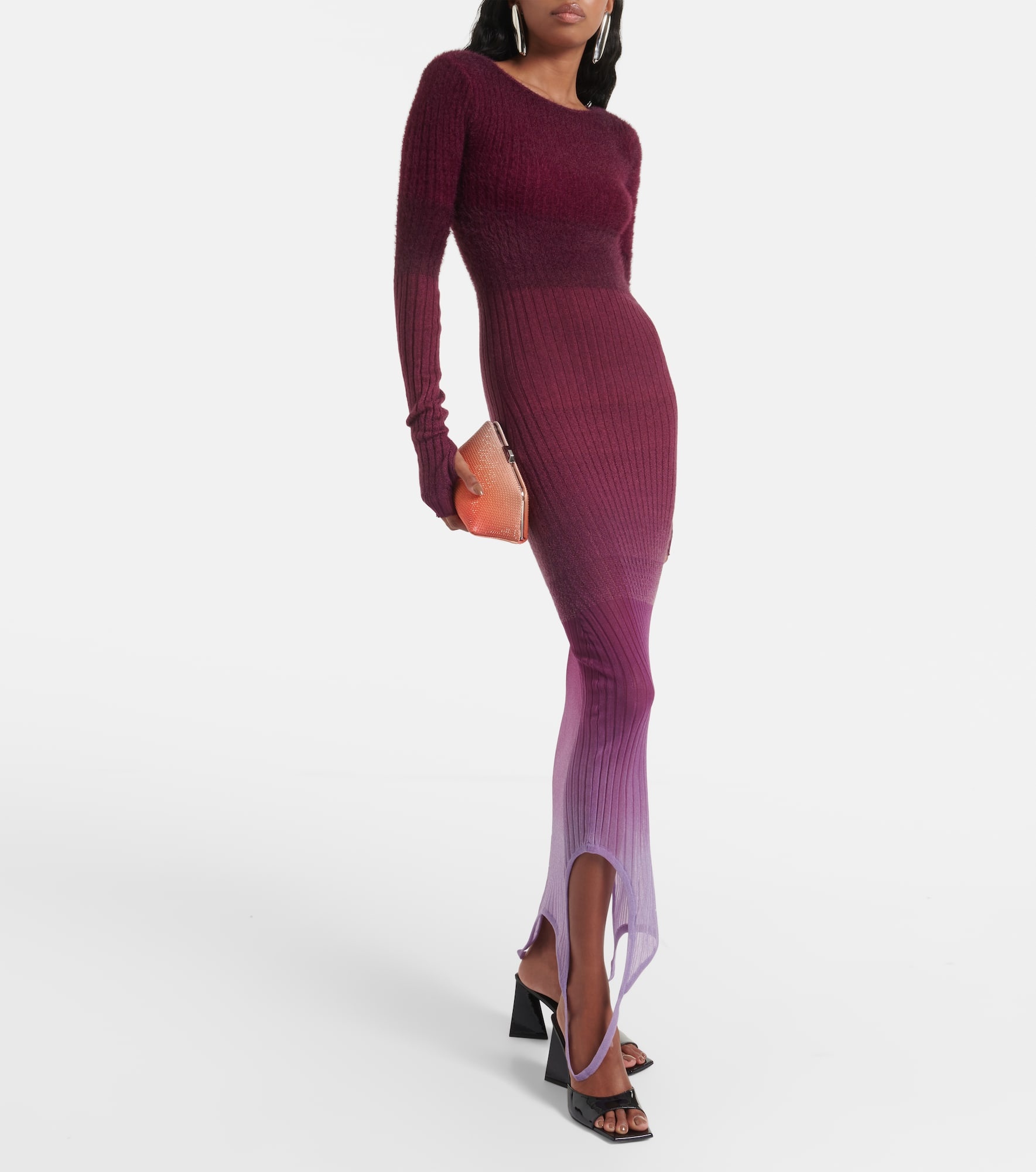Reversible colorblocked midi dress - 2
