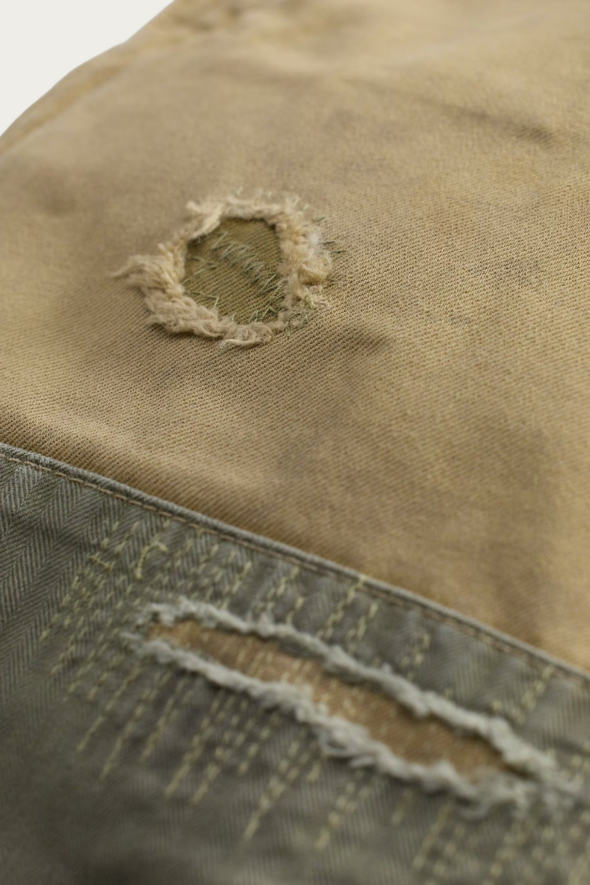 Repaired Chino Field Pant - New Military Khaki w/ Repairs - 4