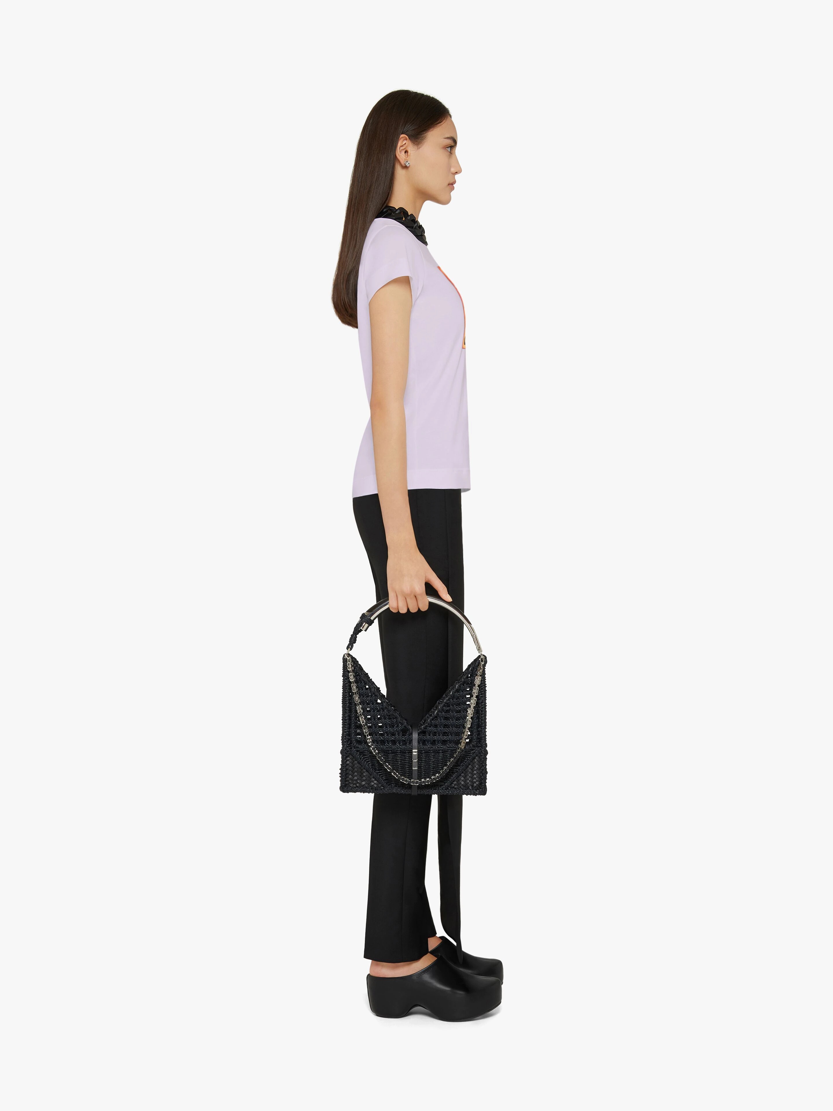 SLIM FIT T-SHIRT IN JERSEY WITH GIVENCHY 4G PRINTS - 3