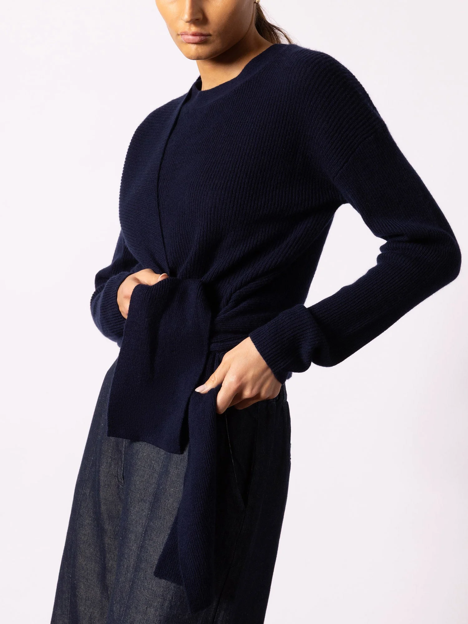 The Greys Wrap Sweater - 1