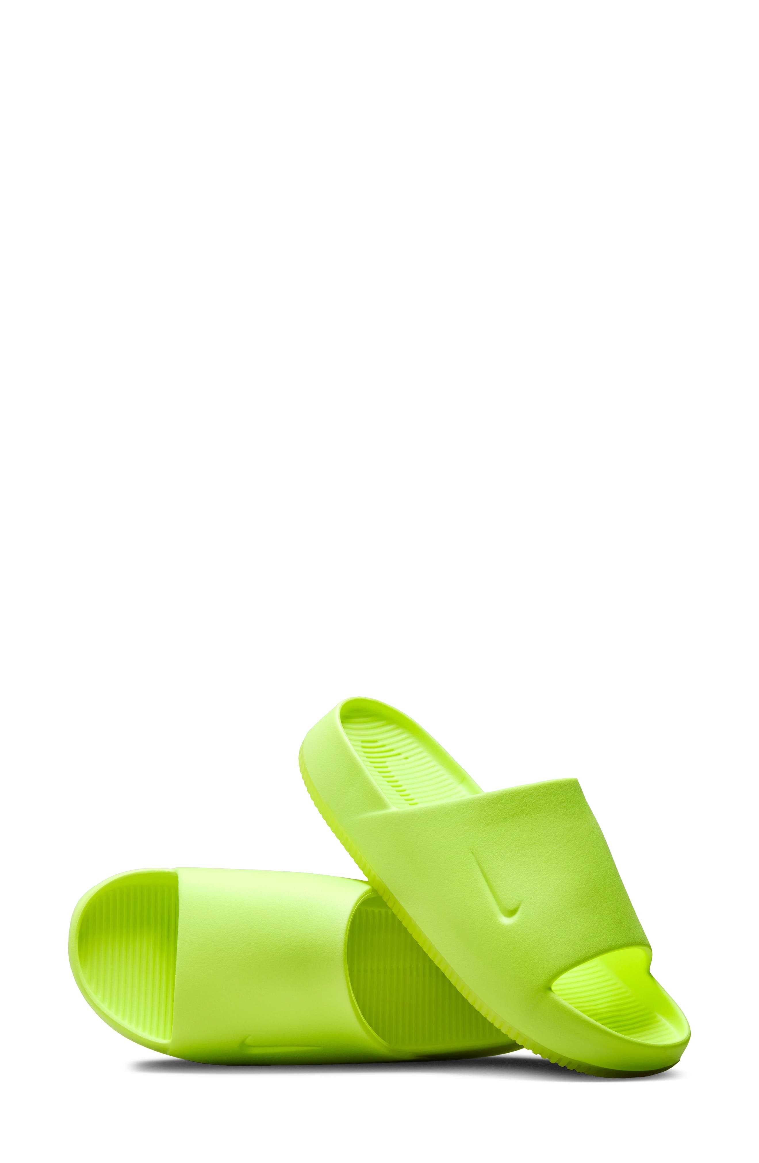 Nike Calm Slide Sandal in Volt/Volt at Nordstrom - 6