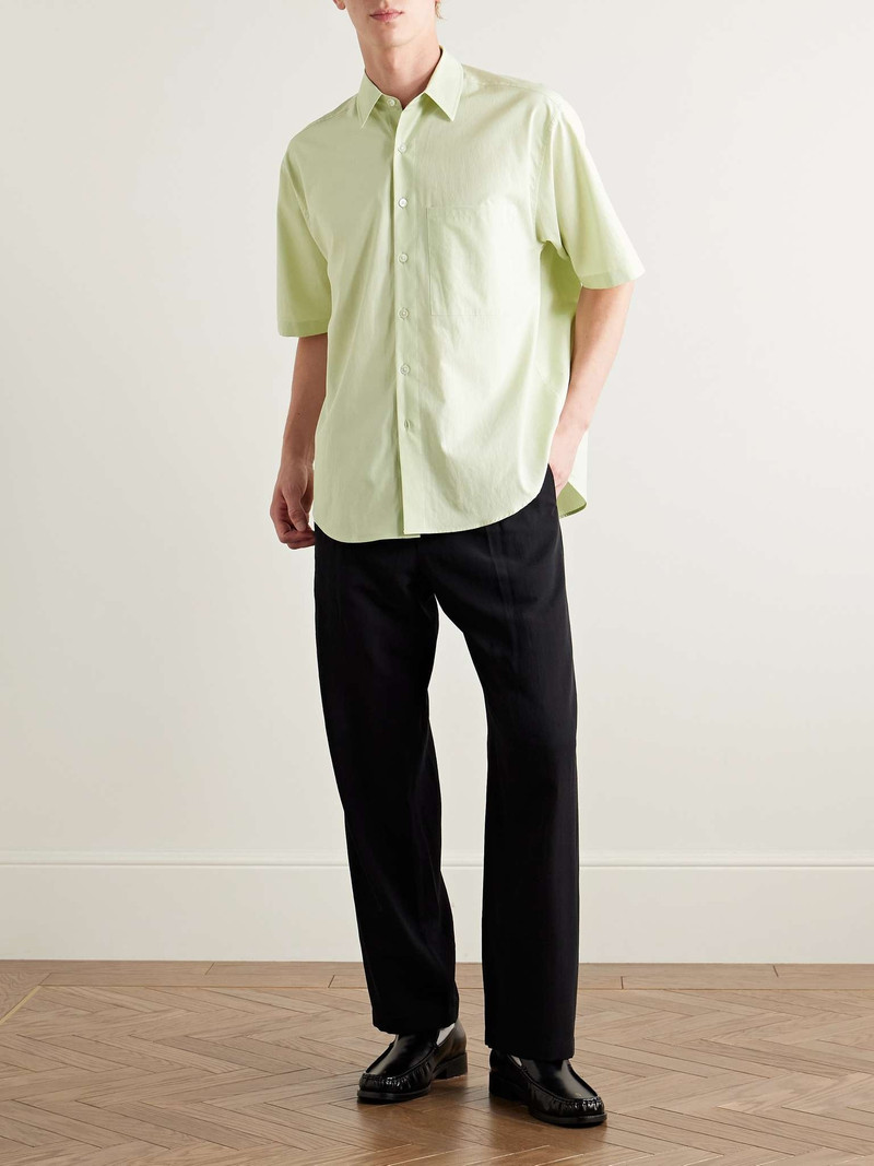 AURALEE Oversized Washed Cotton-Poplin Shirt outlook