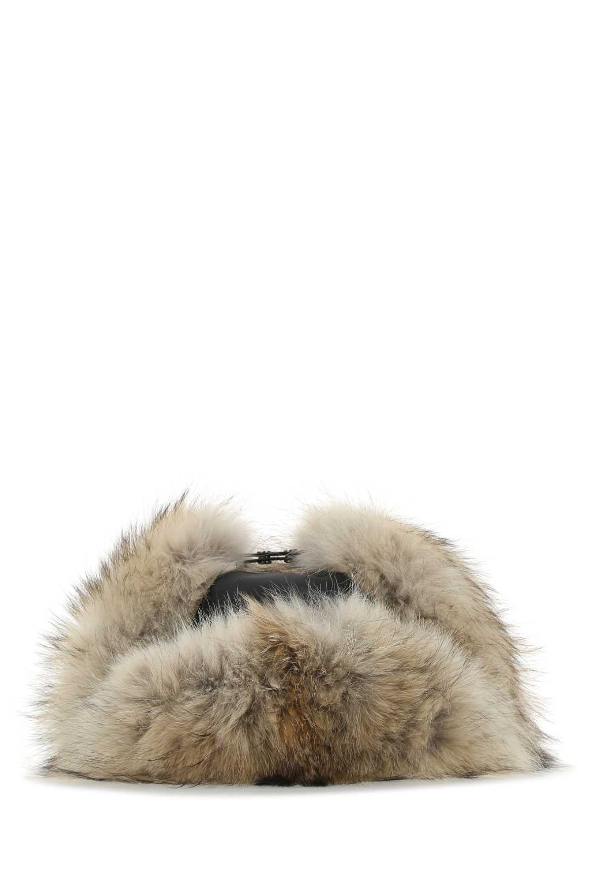 Prada Women Nylon And Fur Hat - 3