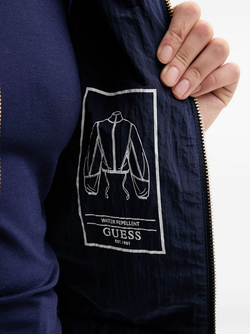 cropped drawstring jacket - 5