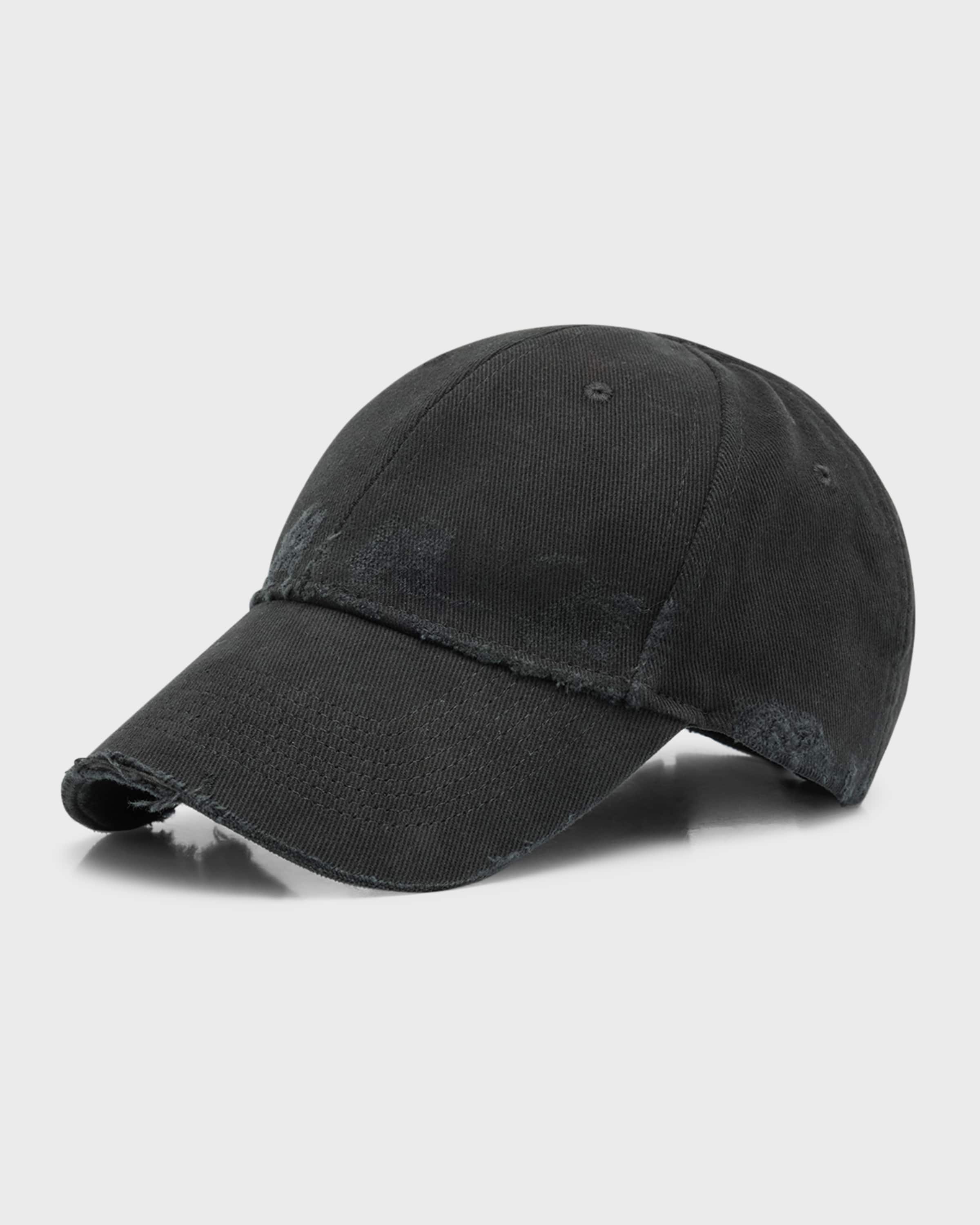 Men's Distressed Baseball Cap - 1