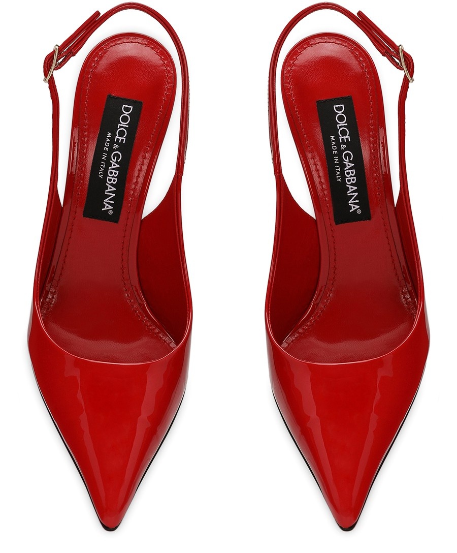 Patent Leather Slingbacks - 4