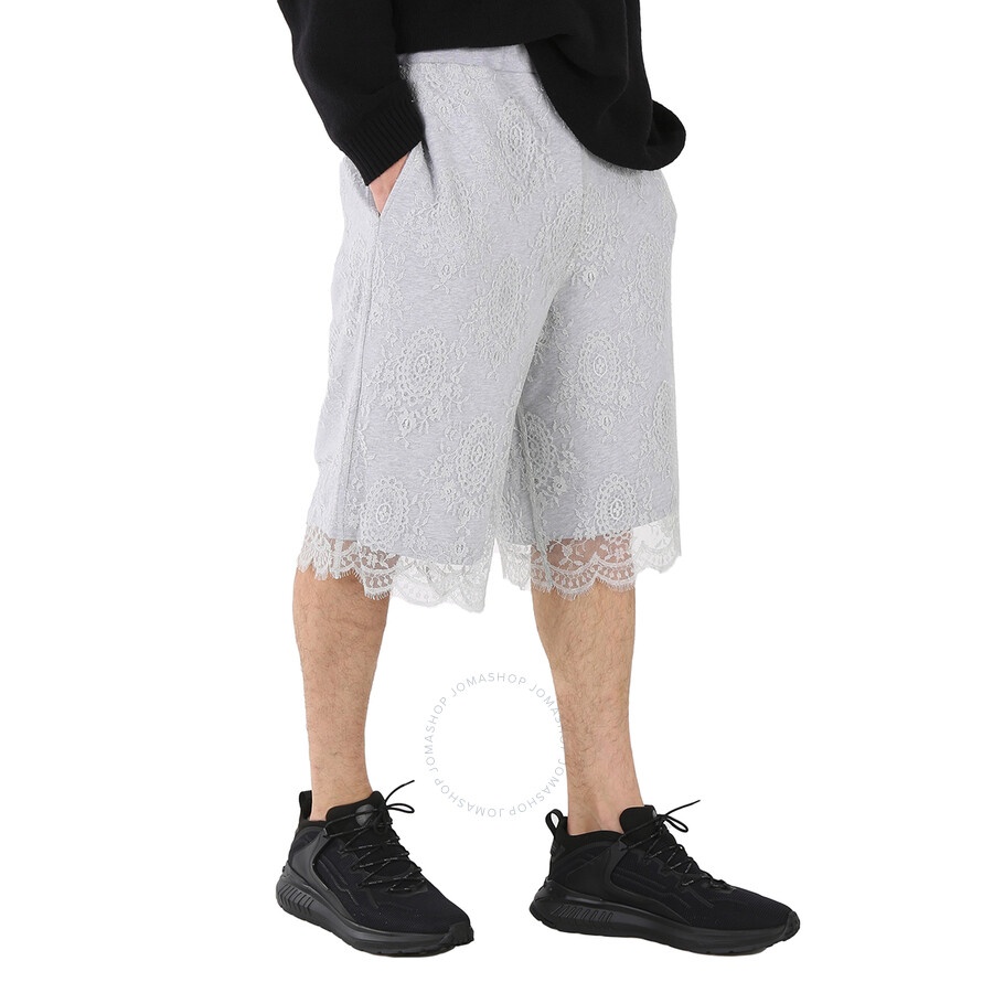 Burberry Men's Light Pebble Grey Chantilly Drawcoard Shorts - 5