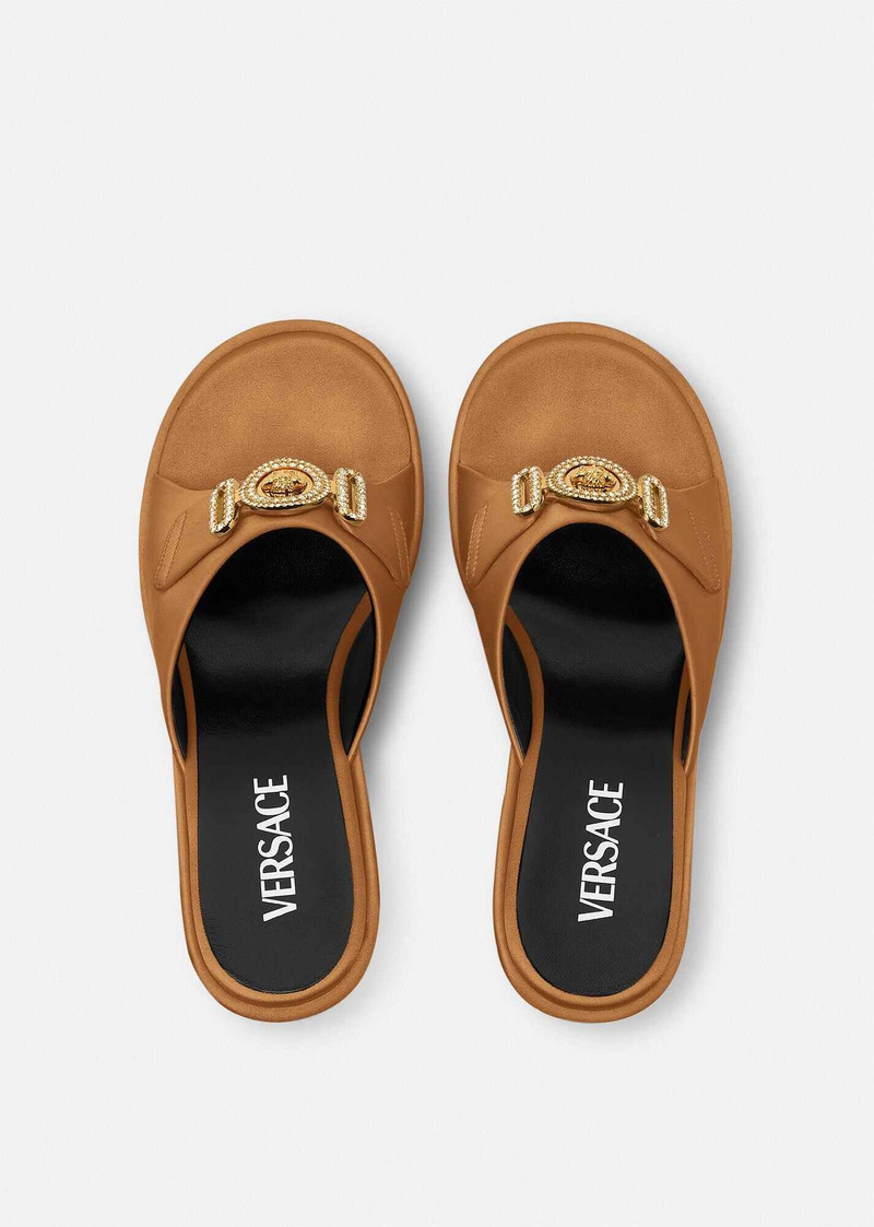 Medusa Biggie Crystal Mules 3