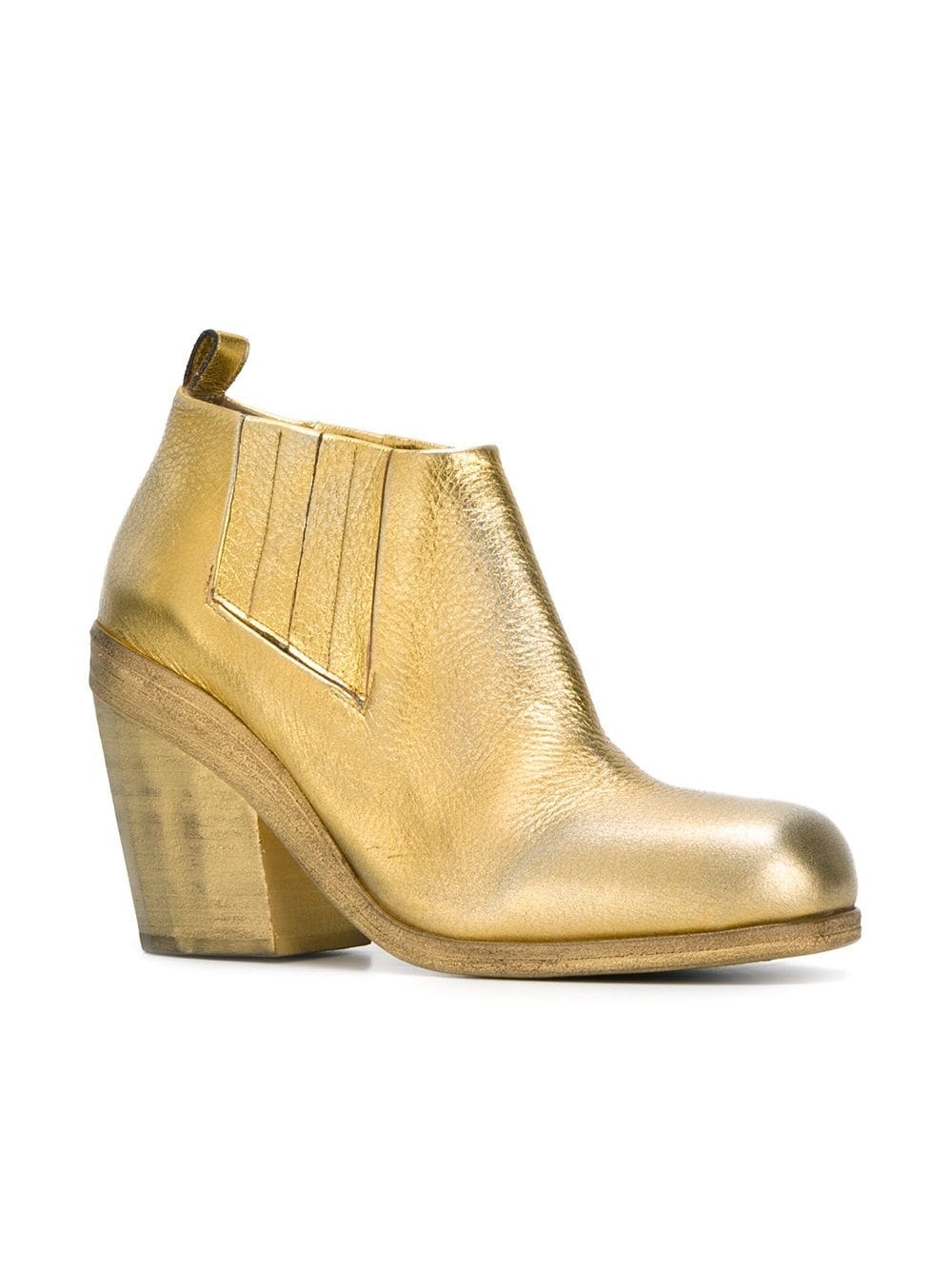 metallic ankle boots - 2