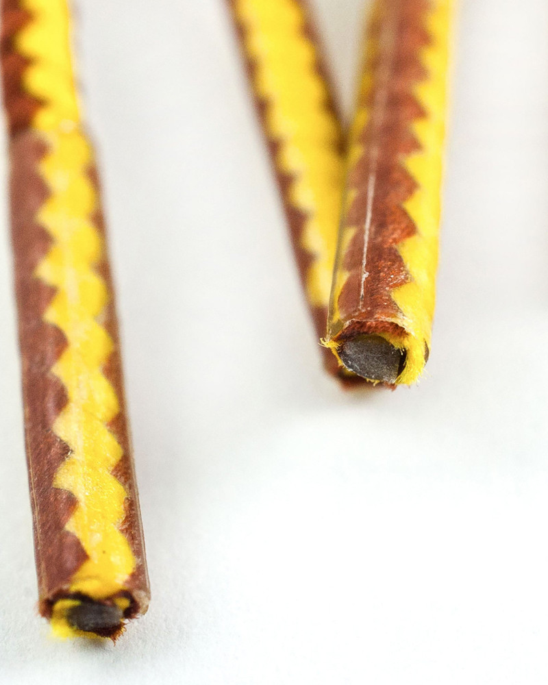 Iron Heart Wesco-NL Wesco® Nylon Laces - Yellow/Brown outlook