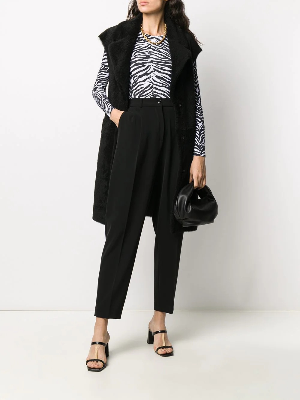 pleated waist trousers - 2