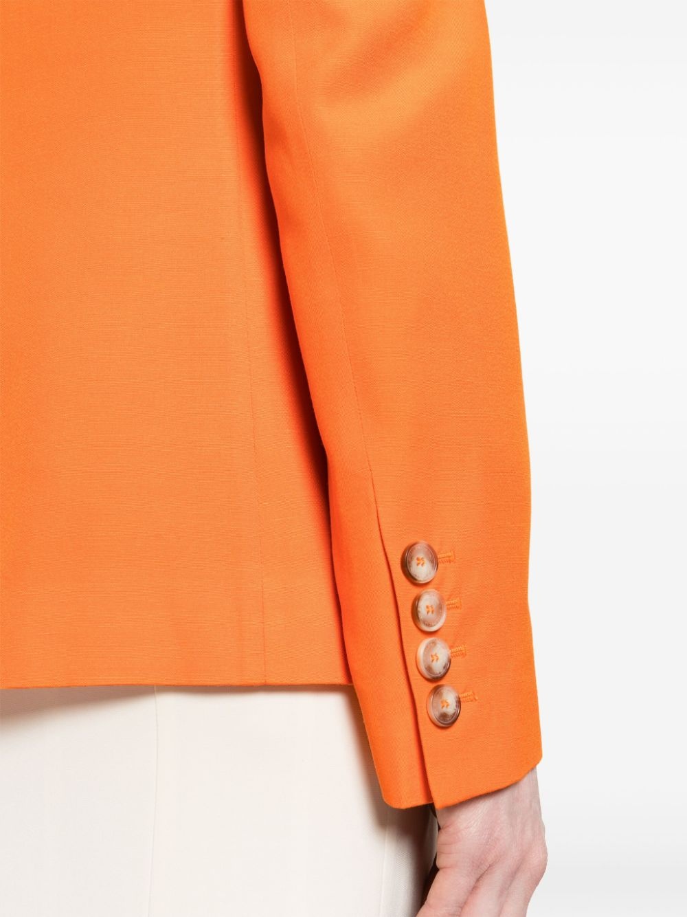 single-breasted blazer - 5