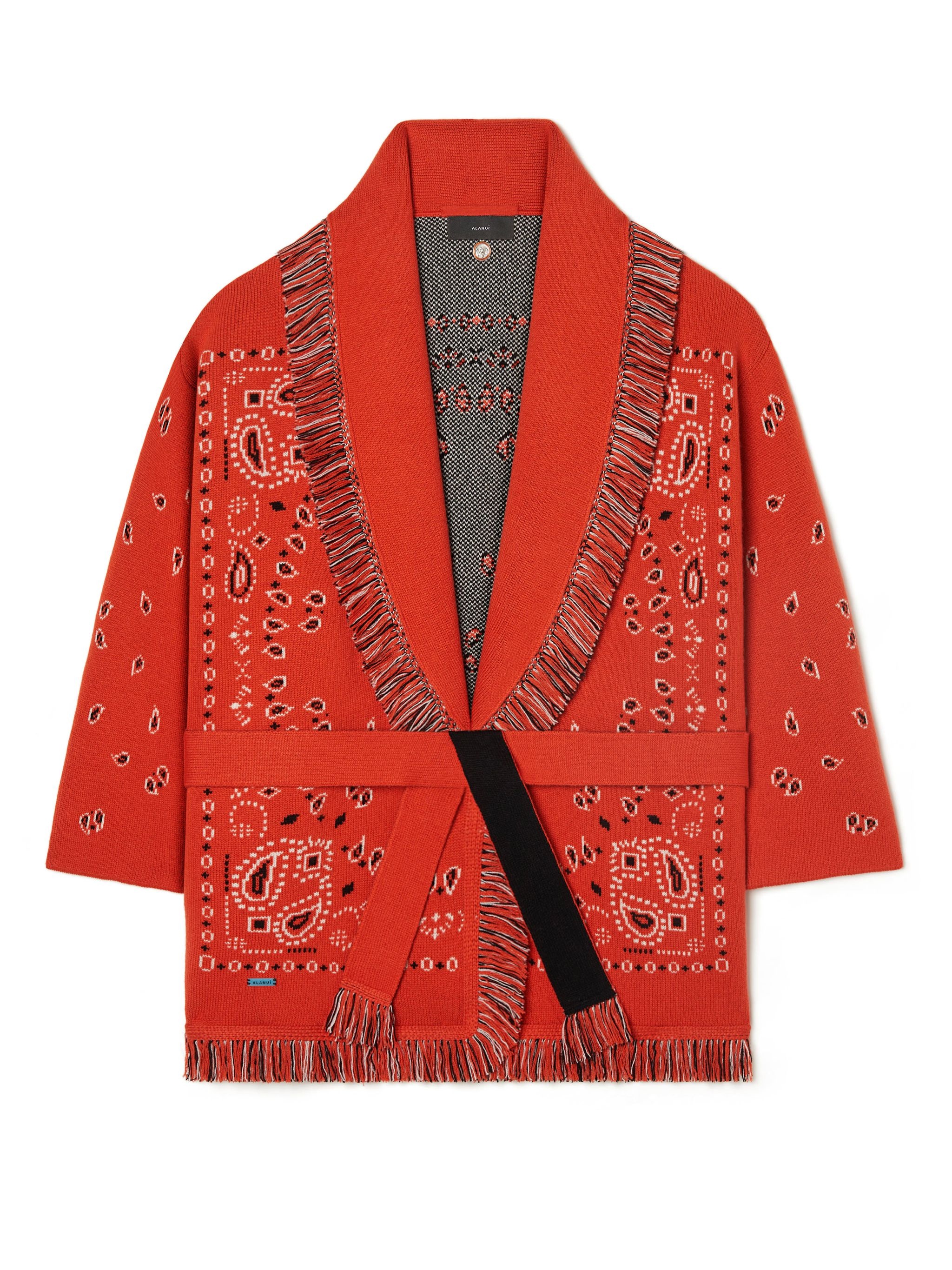 Bandana Jacquard Cardigan - 6
