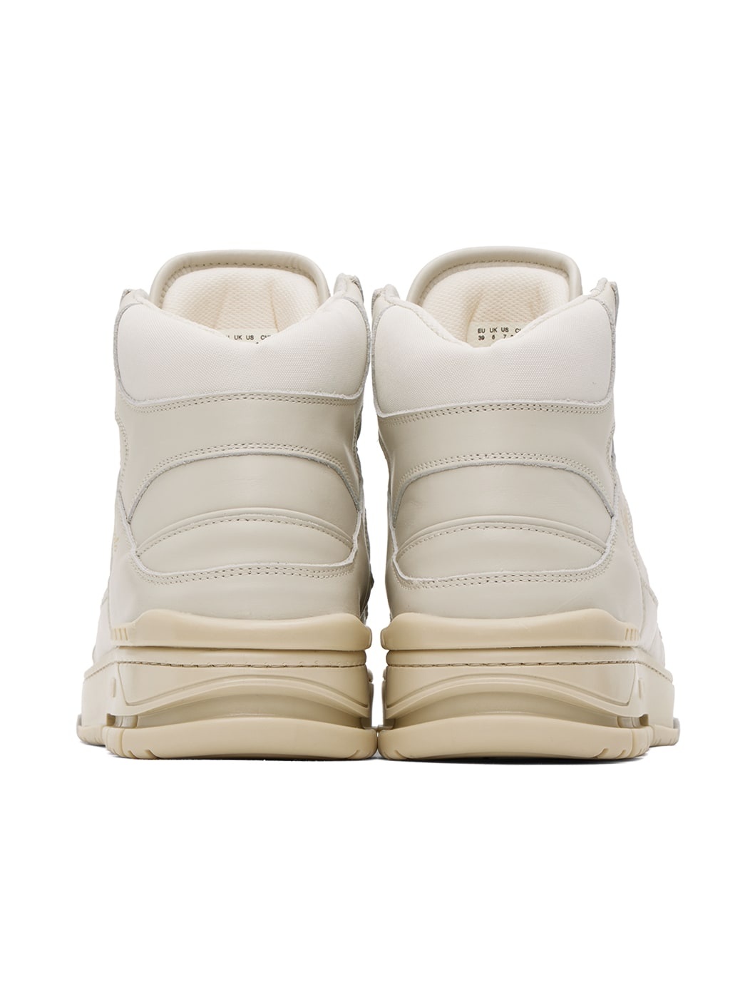 Beige Area Hi Sneakers - 2