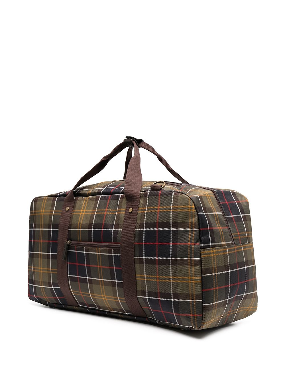 plaid check luggage bag - 3