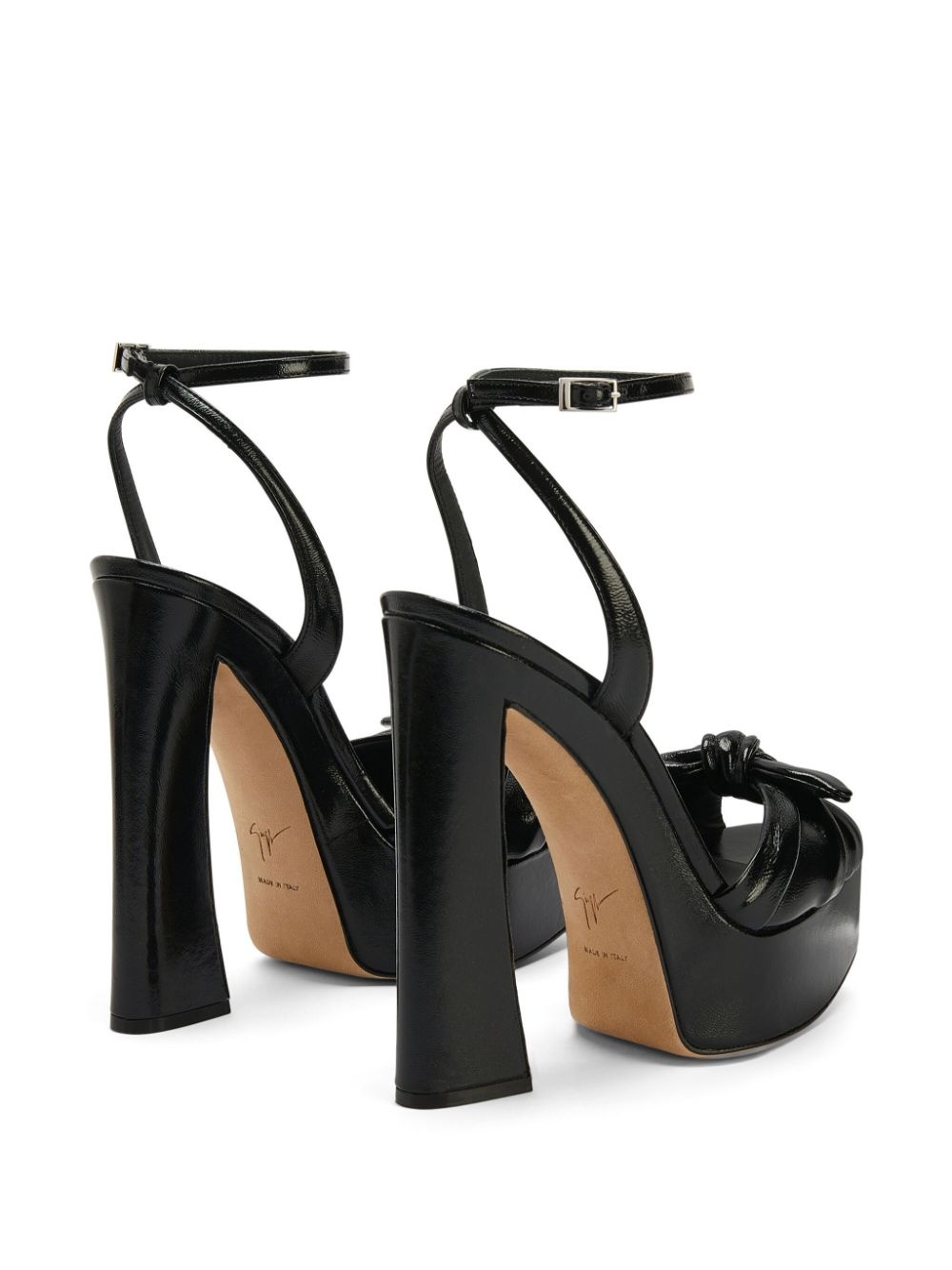 Gabriiela leather platform sandals - 3