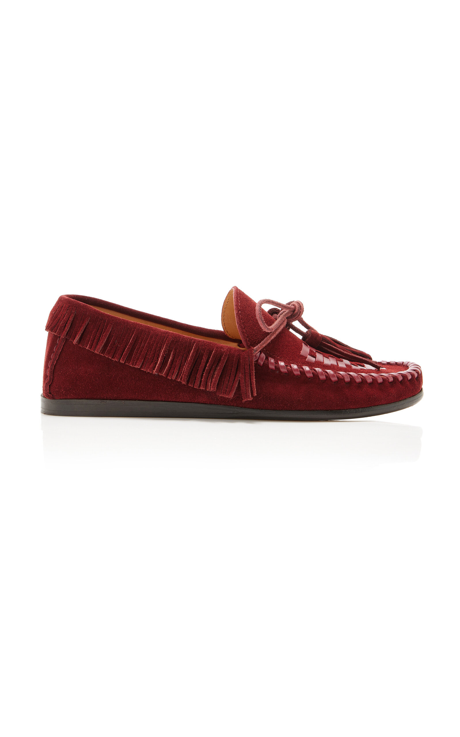 Fitza Suede Ankle Moccasins burgundy - 1