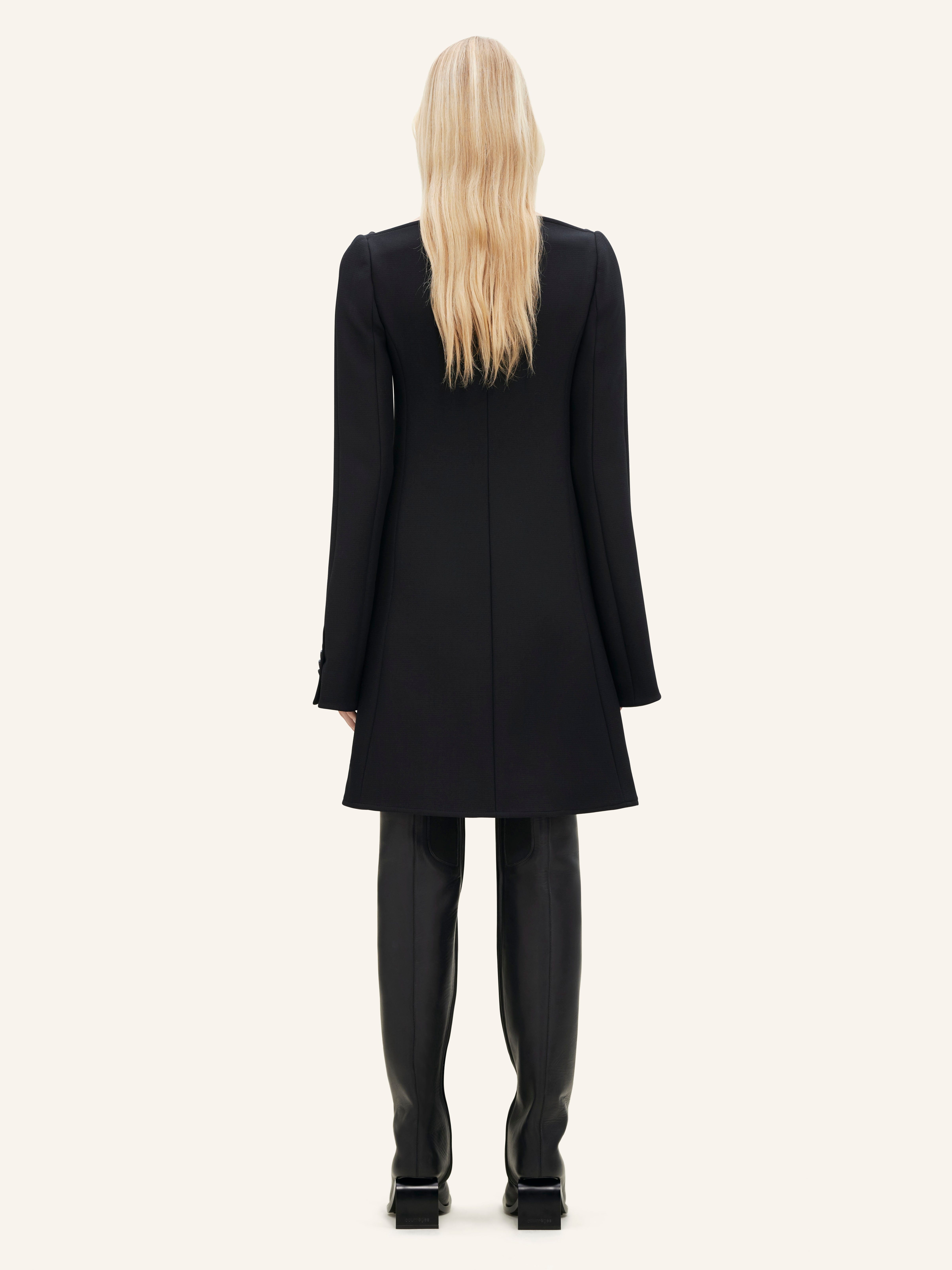 ELLIPSE HERITAGE CREPE COAT - 4