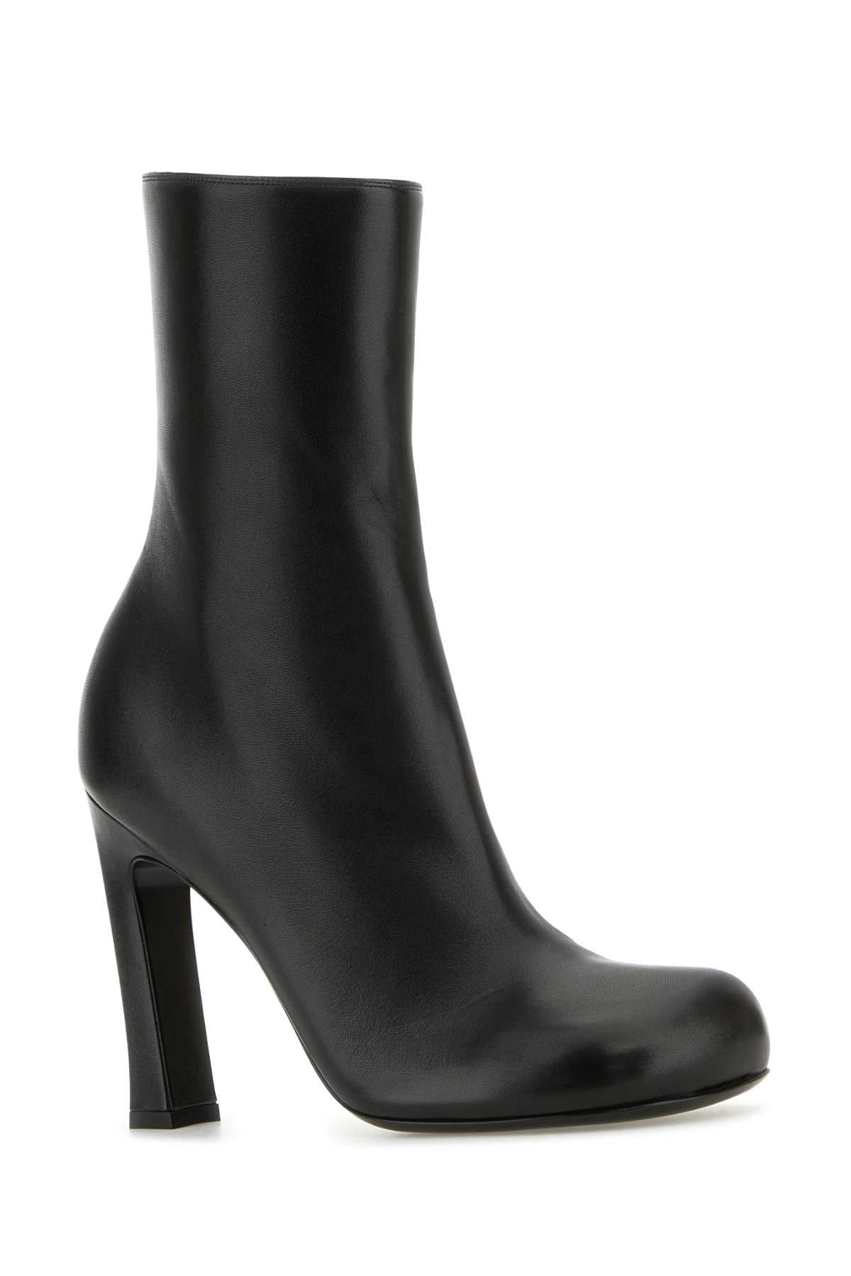 Bottega Veneta Women Black Leather Nico Ankle Boots - 2