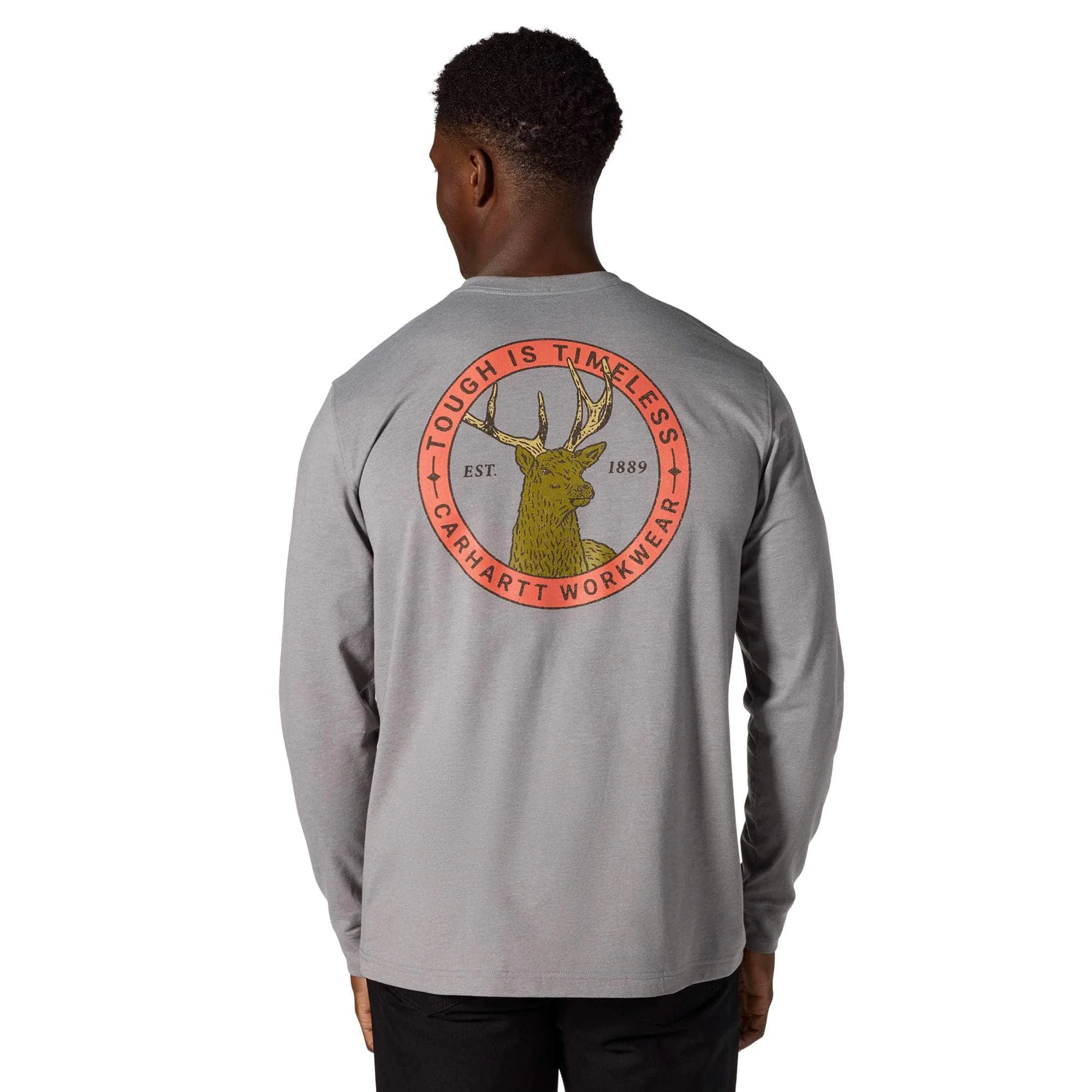 Irvine Relaxed Deer Badge LS T-Shirt - 1