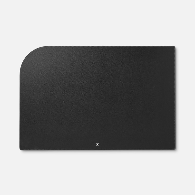 Black leather desk pad 1