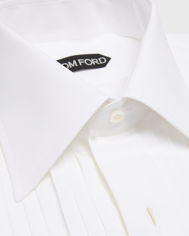 TOM FORD Men's Cotton Plisse Dress Shirt outlook