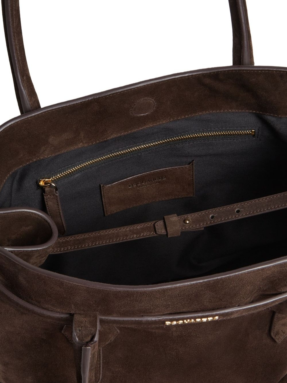 suede tote bag - 5