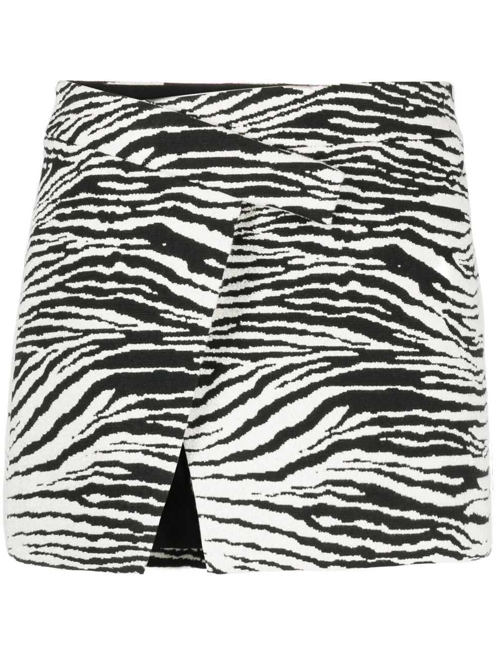 Clow zebra-print miniskirt - 1