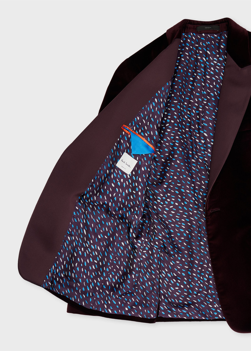 The Soho- Burgundy Velvet Suit 4