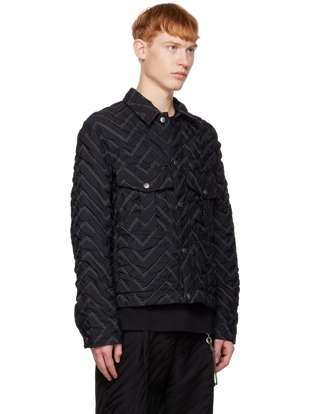 Black Military Jacket - 2