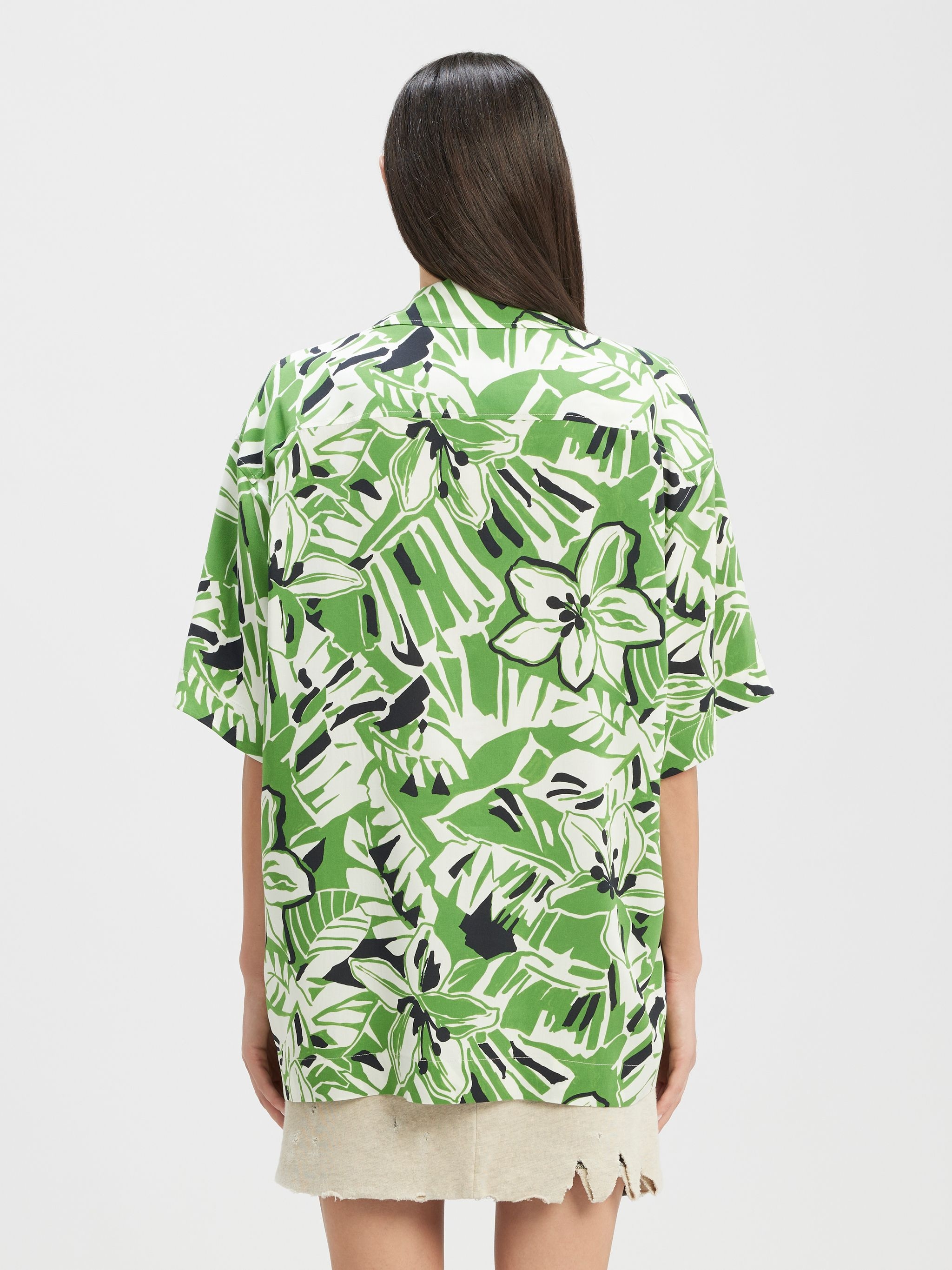 Hibiscus Bowling Shirt - 5